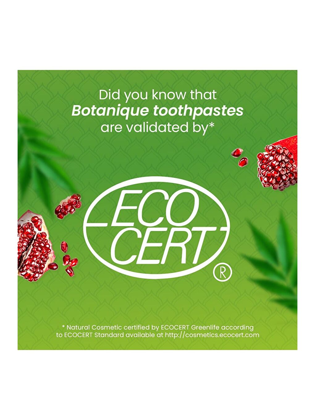 Botanique Doğal Neem & Nar Özlü Florürsüz Organik Diş Macunu 75 ml 2'li Paket | Ecocert Cosmos-3
