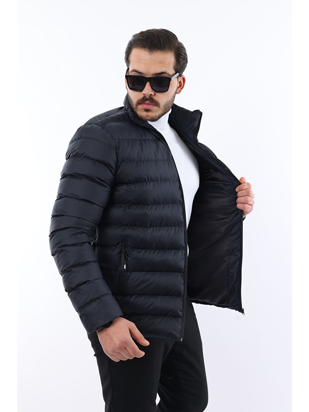 Comstar Lacivert Erkek Şişme Mont - 1