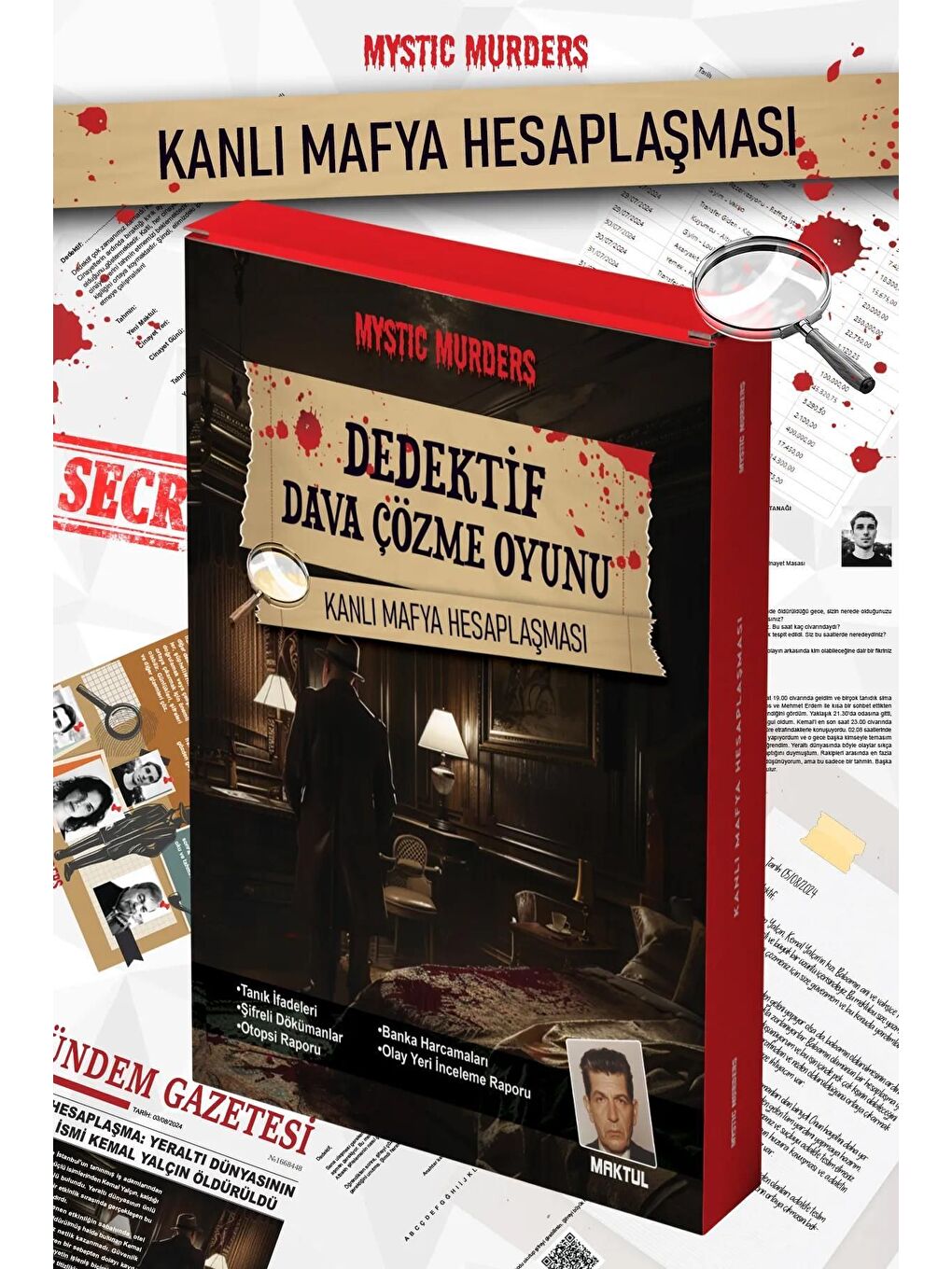 Dedektiflik Cinayet Çözme Oyunu   Kanlı Mafya Hesaplaşması