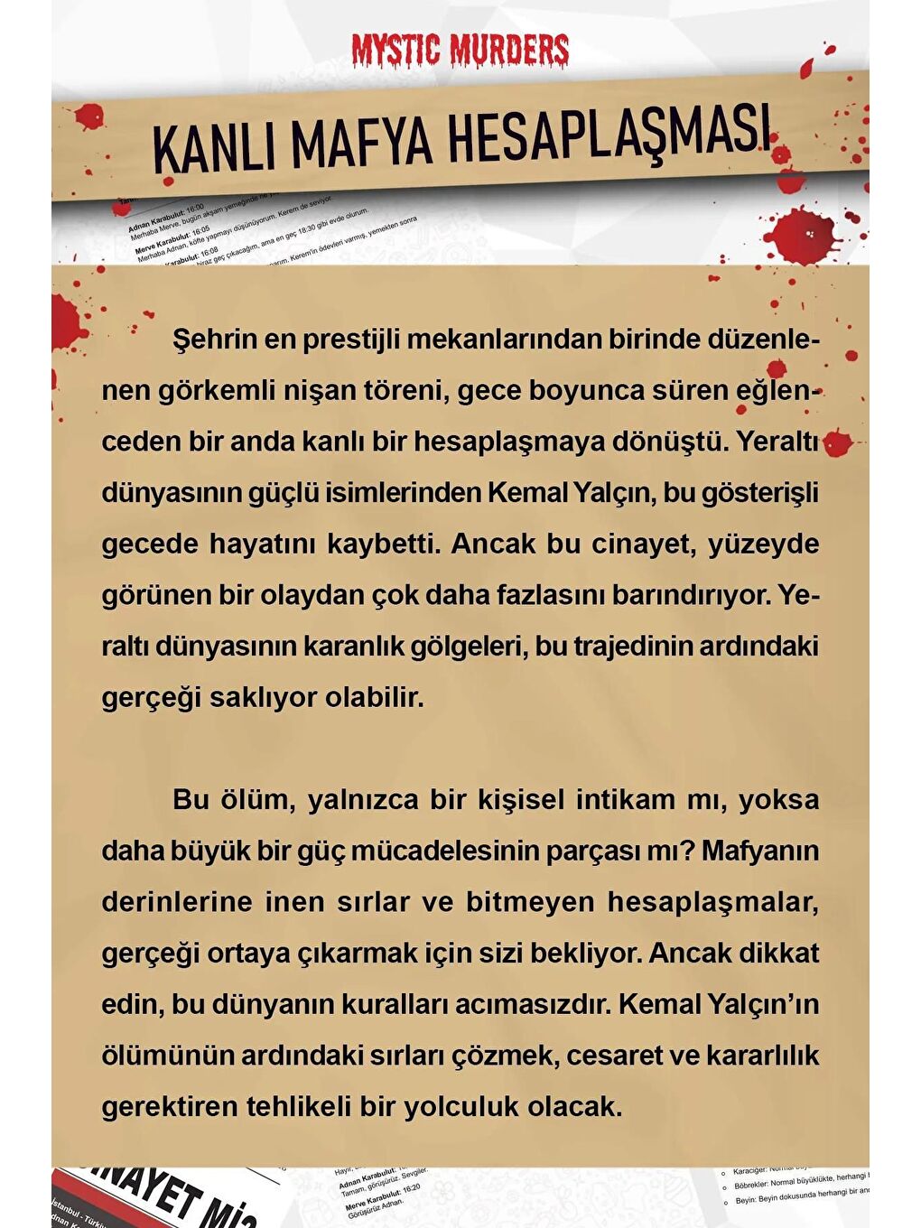 Dedektiflik Cinayet Çözme Oyunu   Kanlı Mafya Hesaplaşması-1