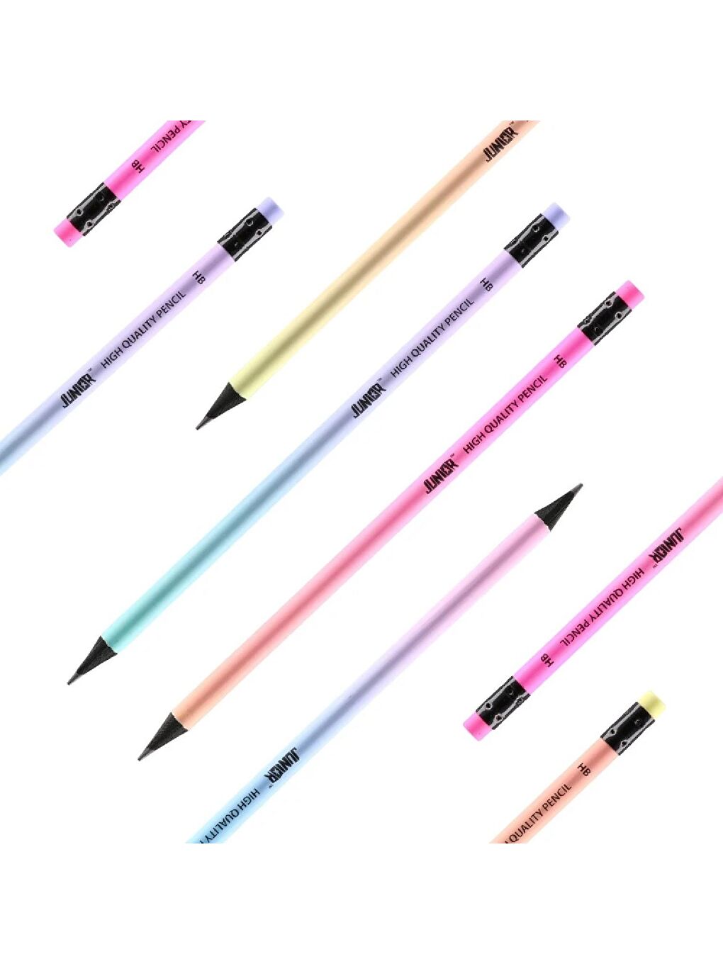 Evelyn Hb Yuvarlak Silgili Kurşun Kalem 1 Adet (130111)