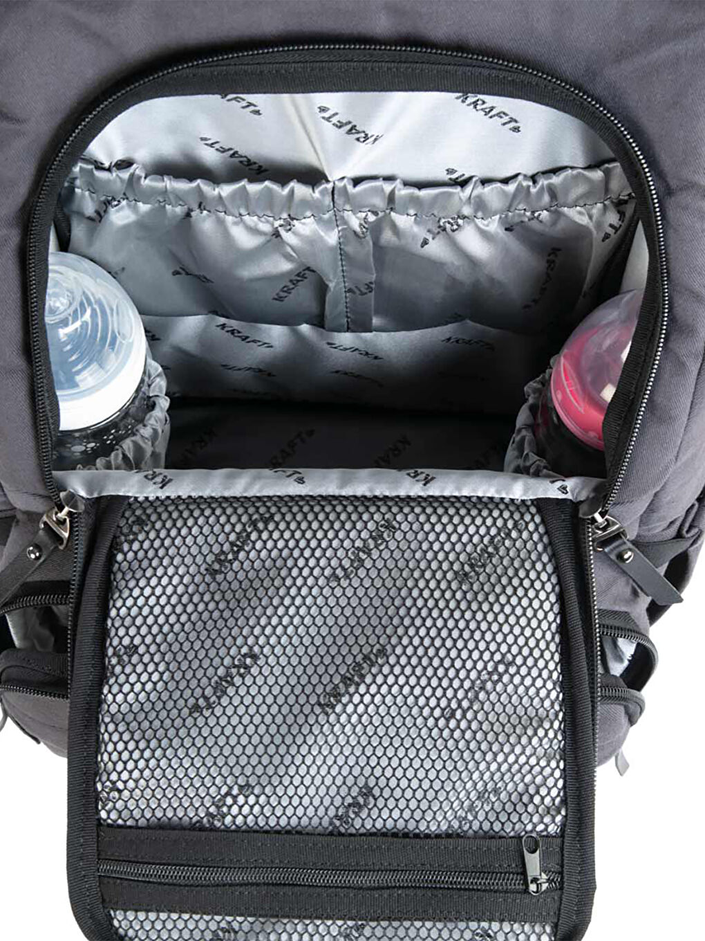 Moon Bebek Bakım Sırt Çantası Siyah-8