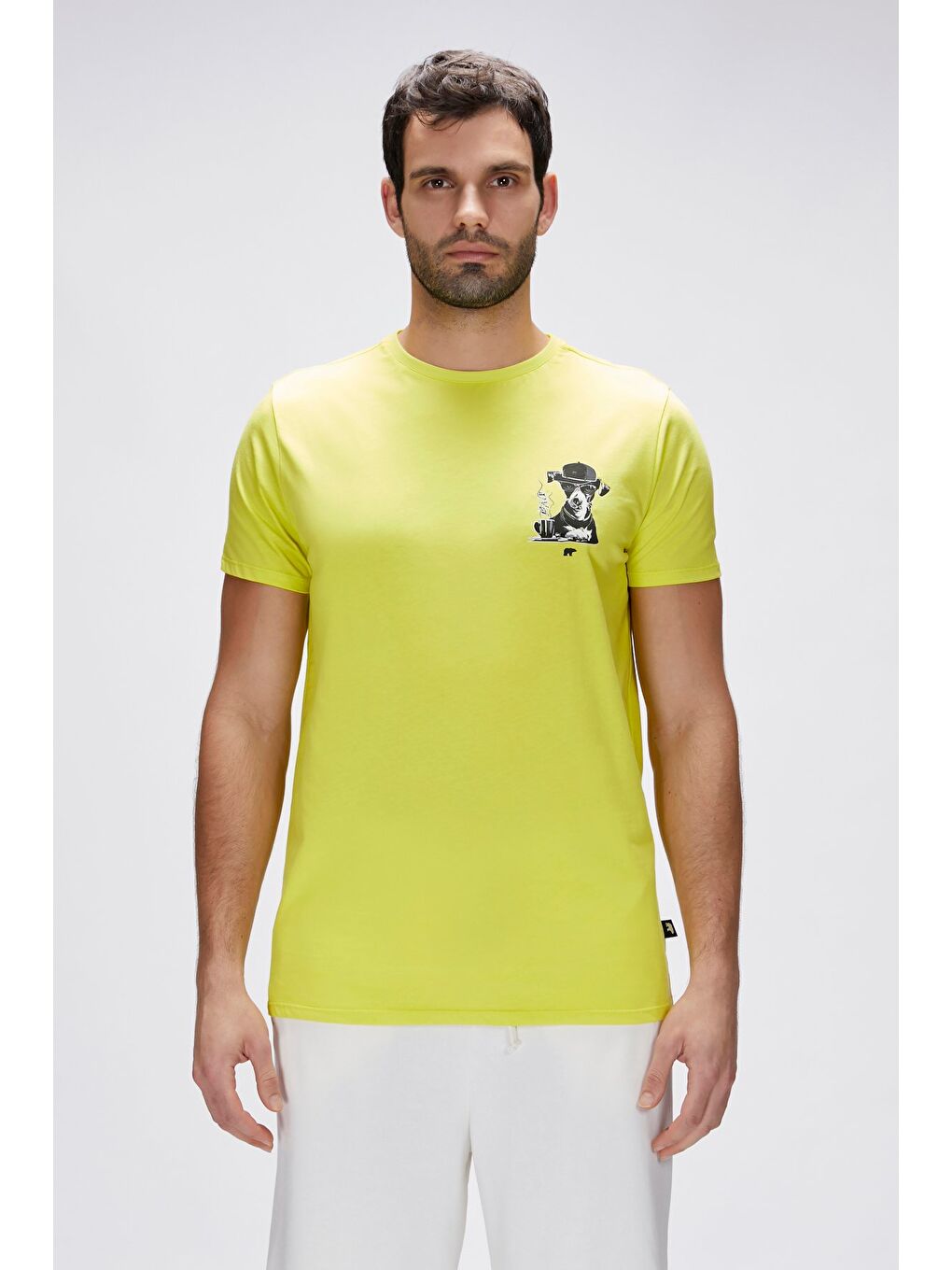 Duggie Yeşil Erkek Baskılı Tişört