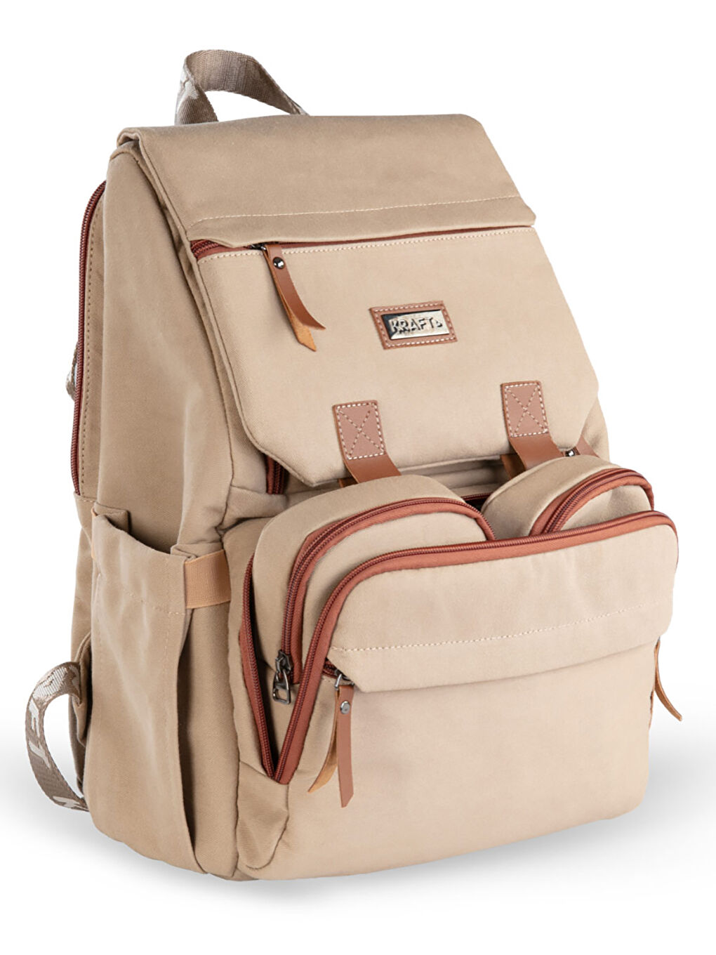 Moon Bebek Bakım Sırt Çantası Camel-2