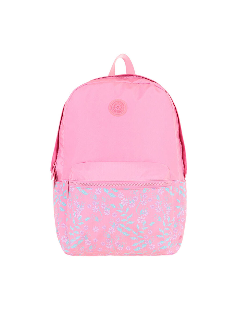 Soft Floral Sırt Çantası Pink Flowers K1794