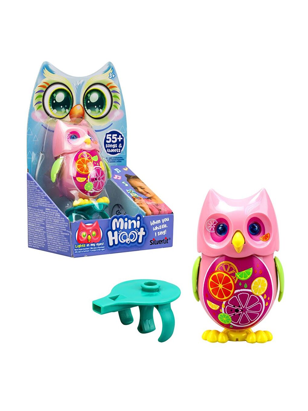 Mini Hoot Sevimli Baykuş - Pembe-2