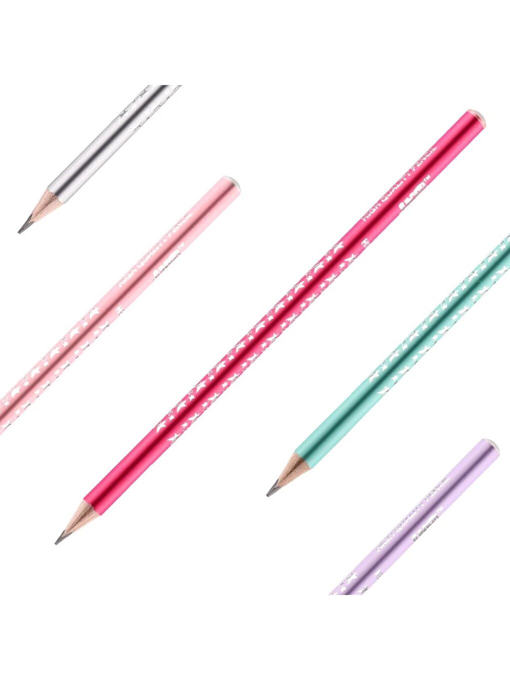 Glow Hb Pastel Yuvarlak Kurşun Kalem 72 Adet (130105)-1