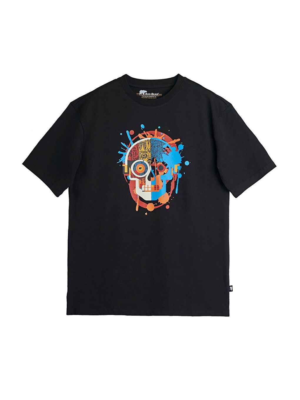 Bad Bear Sten Siyah Erkek Oversize Tişört