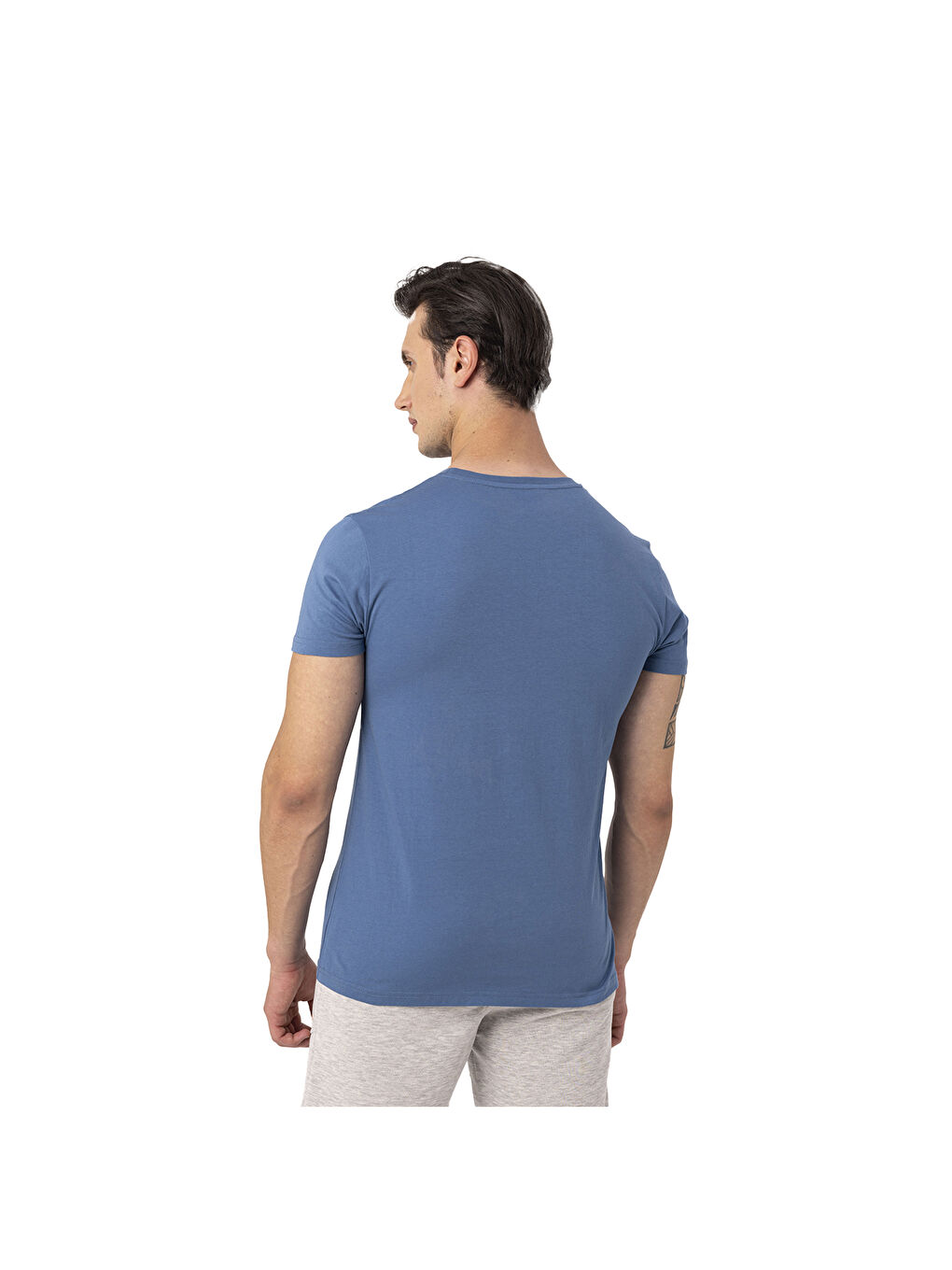 Taurus Erkek Mavi Tişört-5