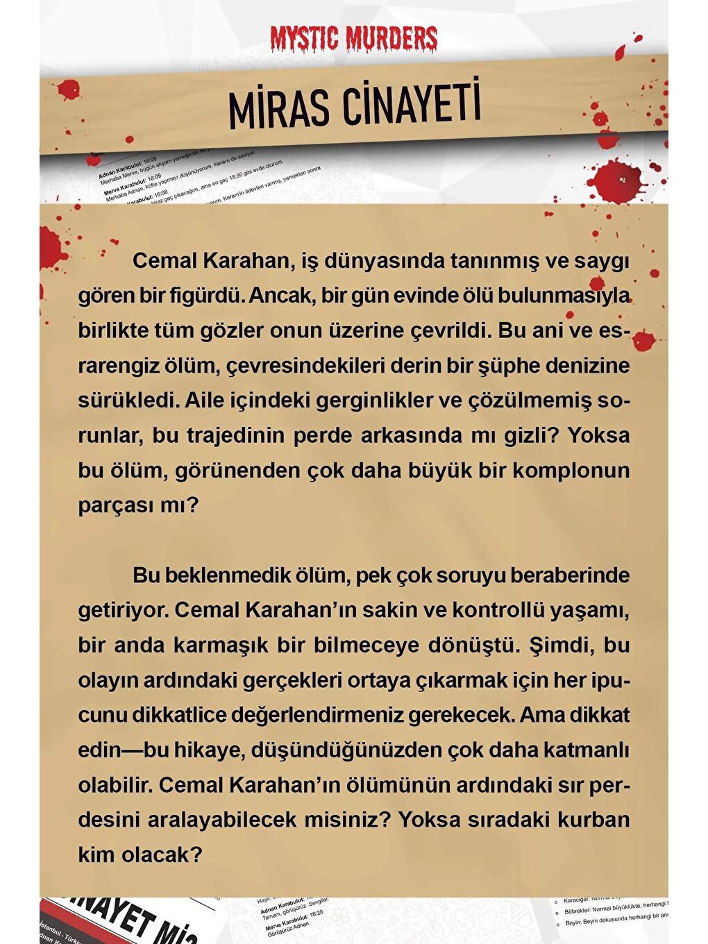 Dedektiflik Cinayet Çözme Oyunu   Miras Cinayeti-1