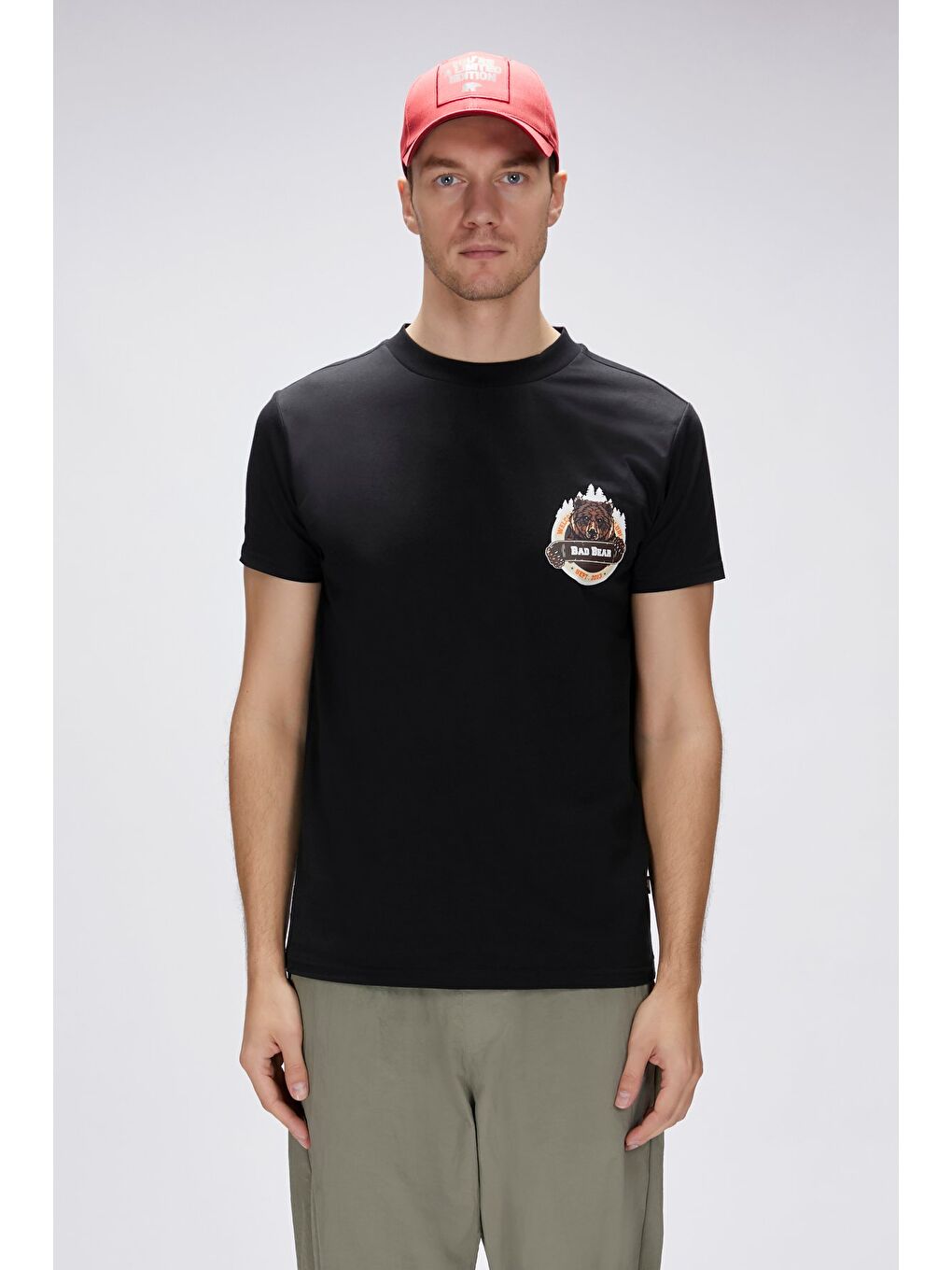 Bad Bear Flint Siyah Erkek Baskılı Tişört