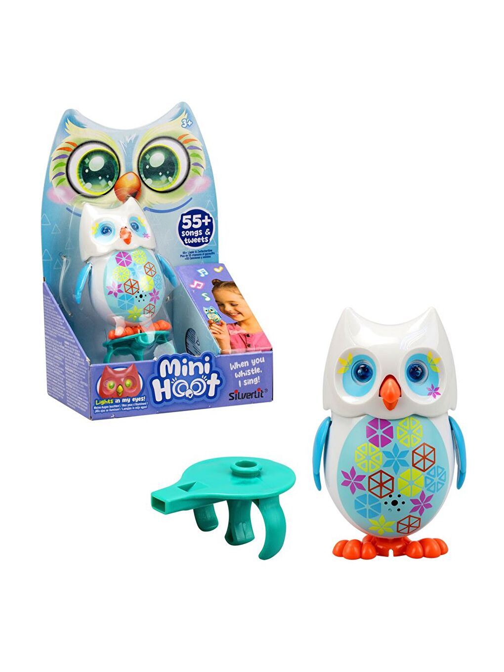 Mini Hoot Sevimli Baykuş - Beyaz-2