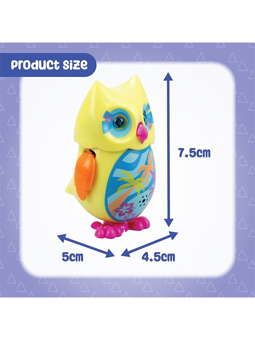 Mini Hoot Sevimli Baykuş - Beyaz-3