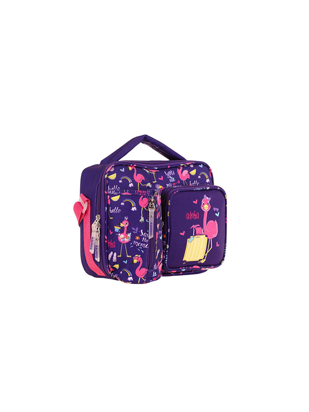 Kids Beslenme Çantası Leather Flamingo L7223