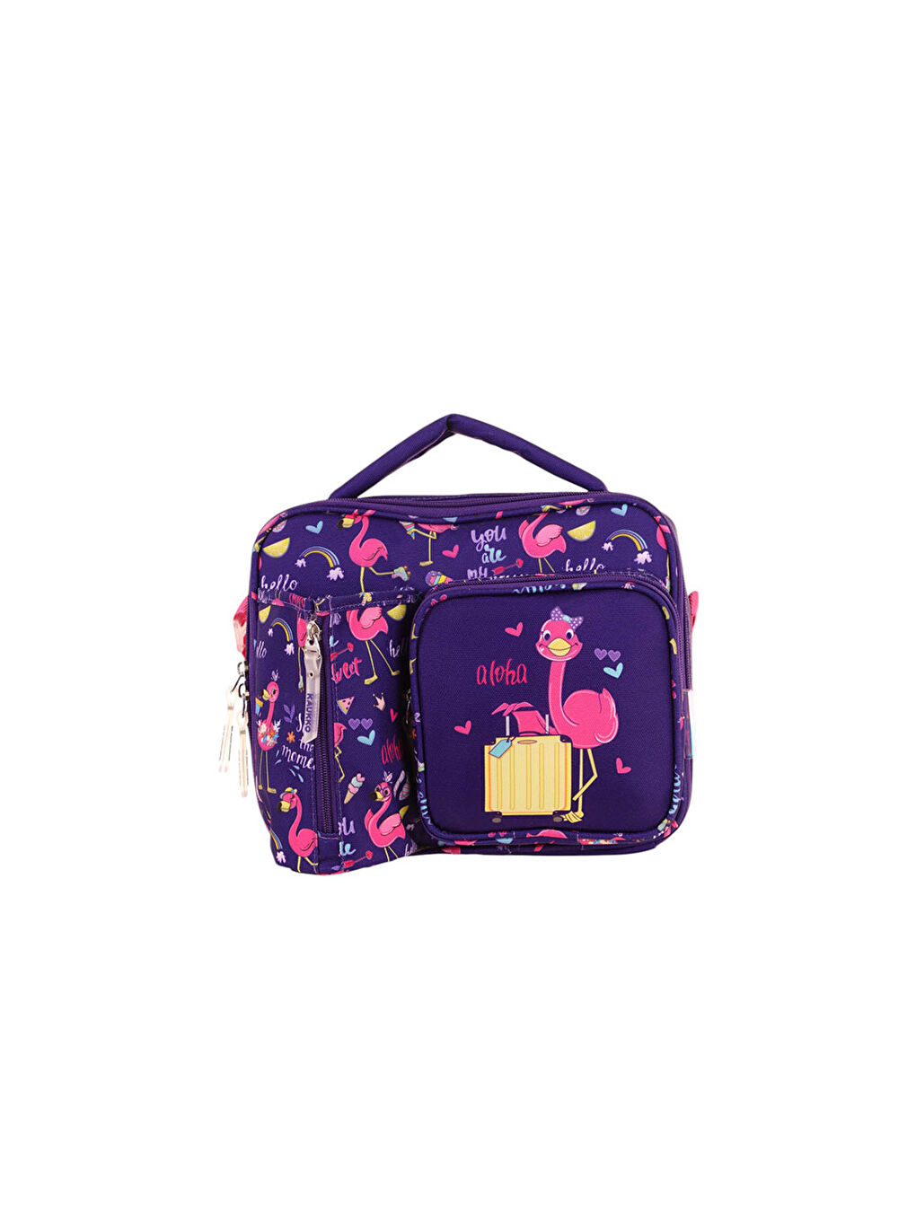 Kids Beslenme Çantası Leather Flamingo L7223-1