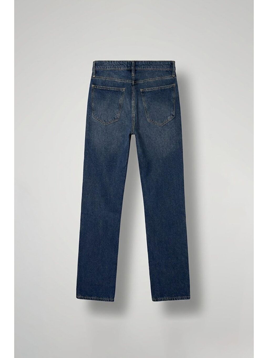 Erkek Relaxed Fit Jean Pantolon Lacivert-1