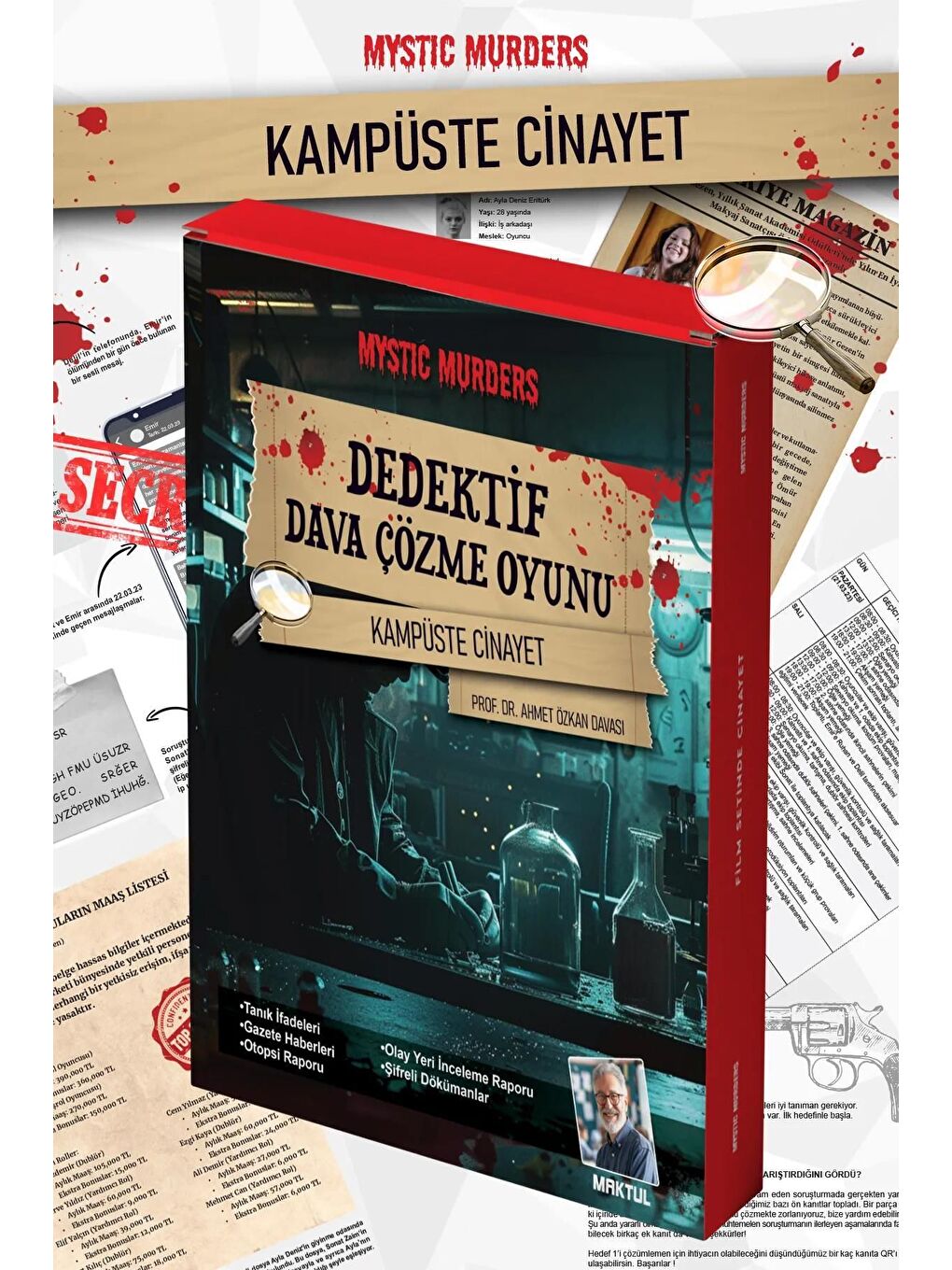 Dedektiflik Cinayet Çözme Oyunu   Kampüste Cinayet