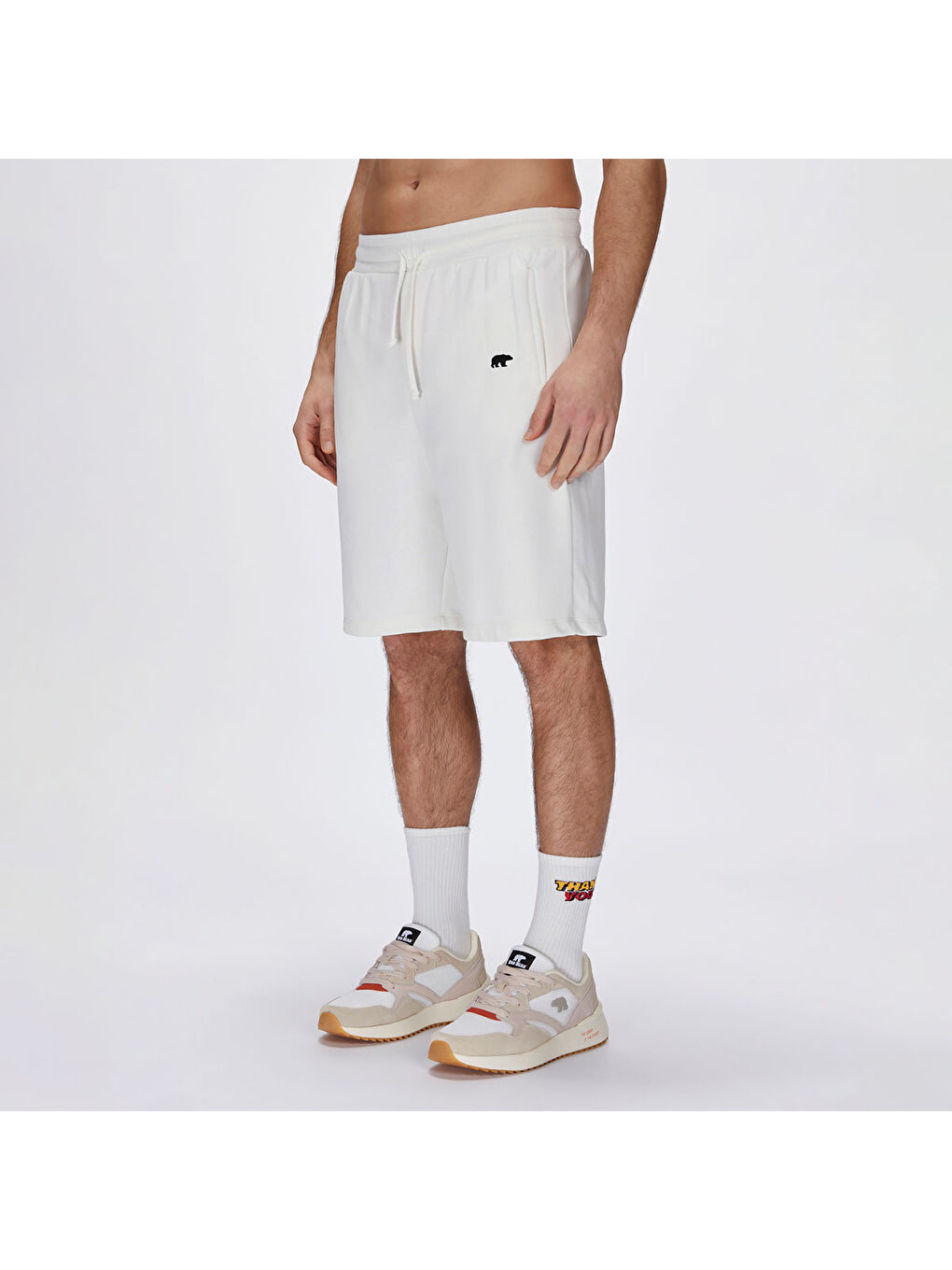 Gian Erkek Beyaz Şort-1