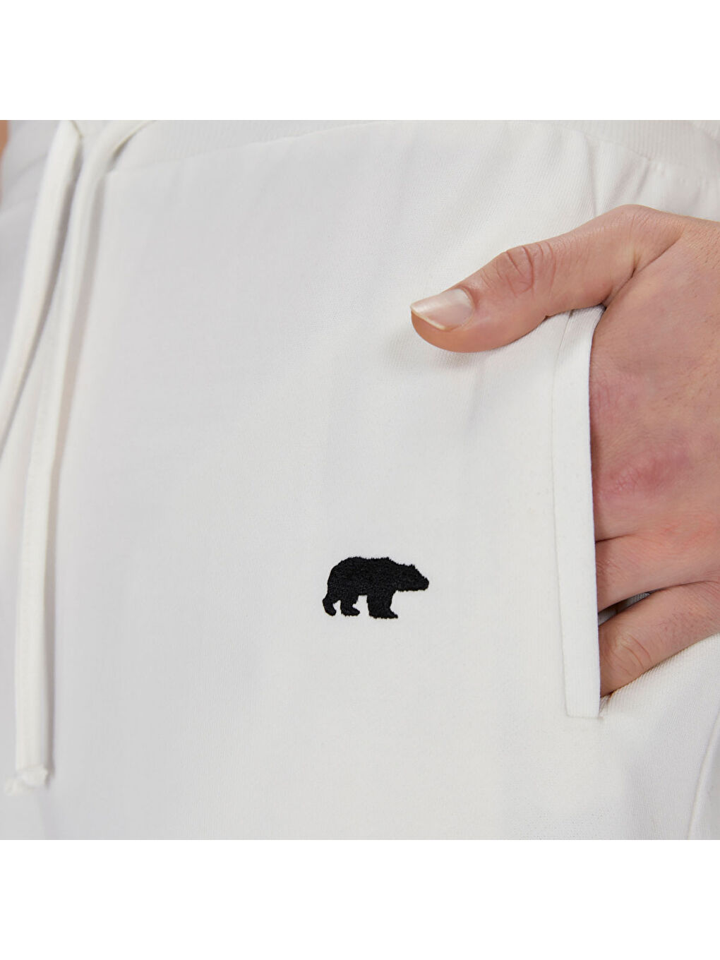 Gian Erkek Beyaz Şort-3