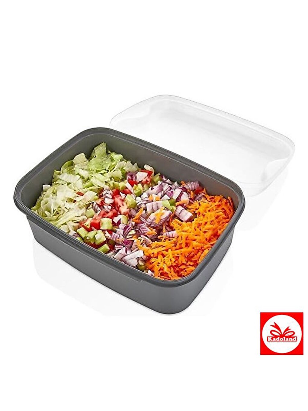 Vip Ahmet VP-039 Masal Rendeli Saklama Kabı Gri 4500 ml-3