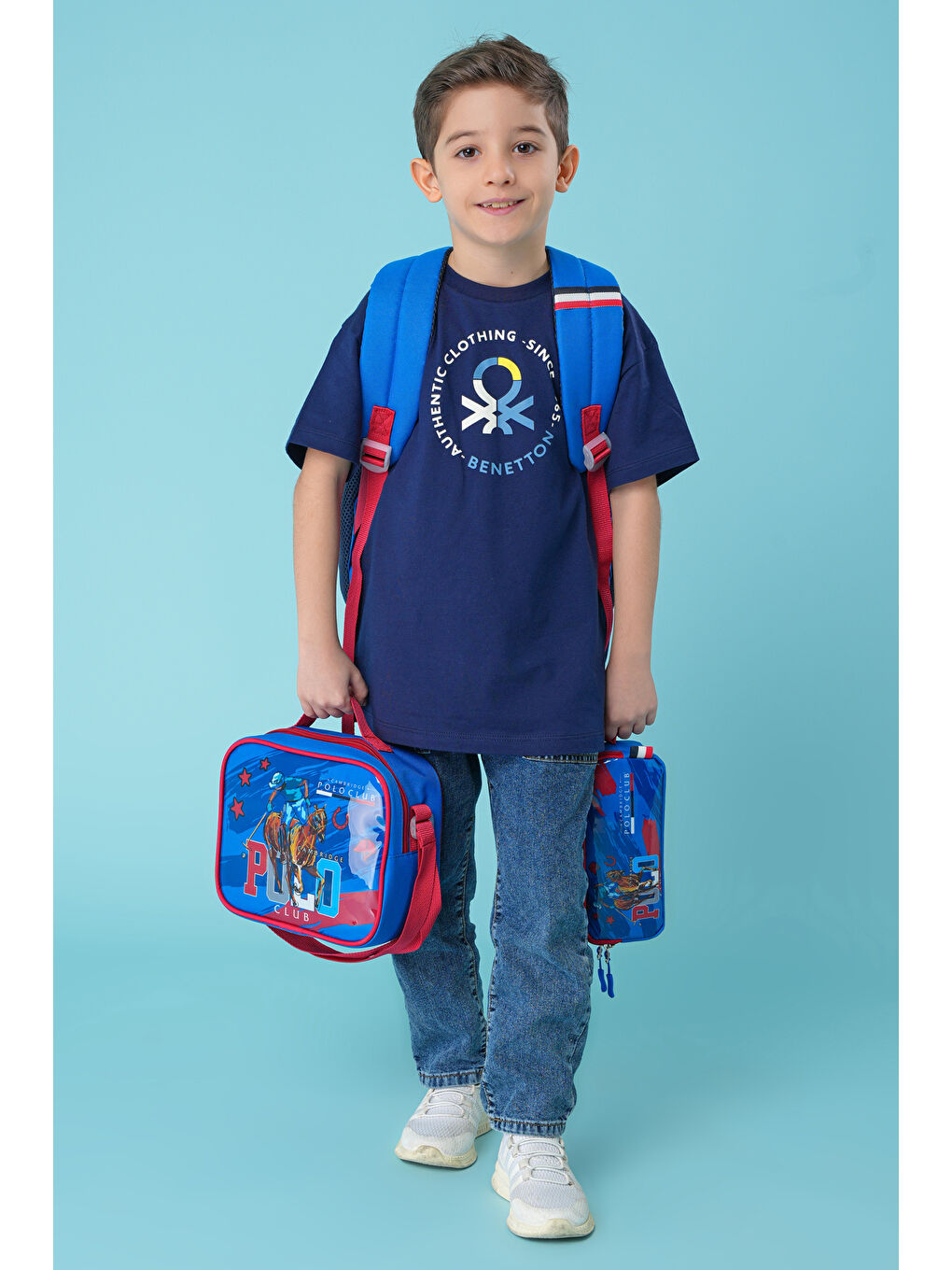 Riders Temalı 3'lü Erkek İlkokul Çanta Seti-1