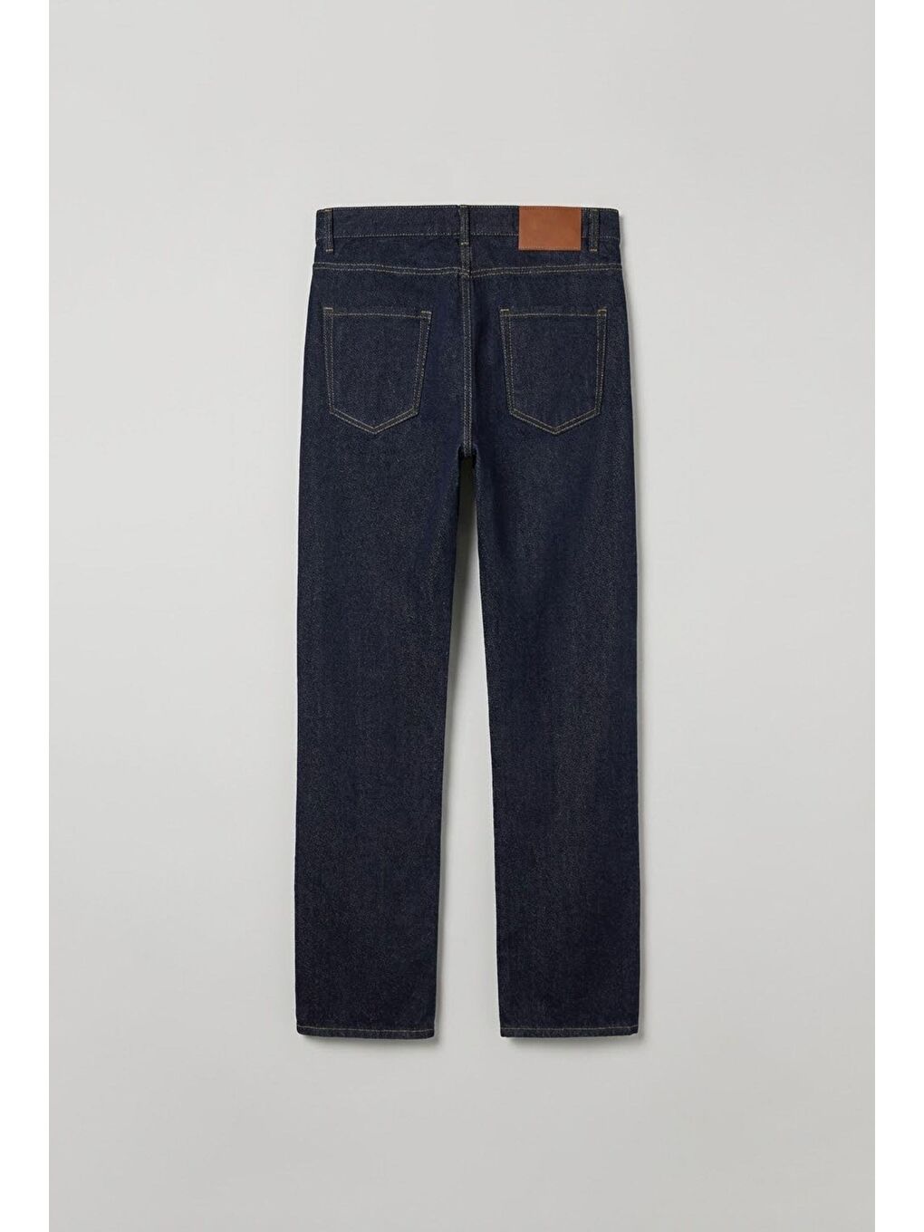 Erkek Baggy Fit Basic Jean Lacivert-1