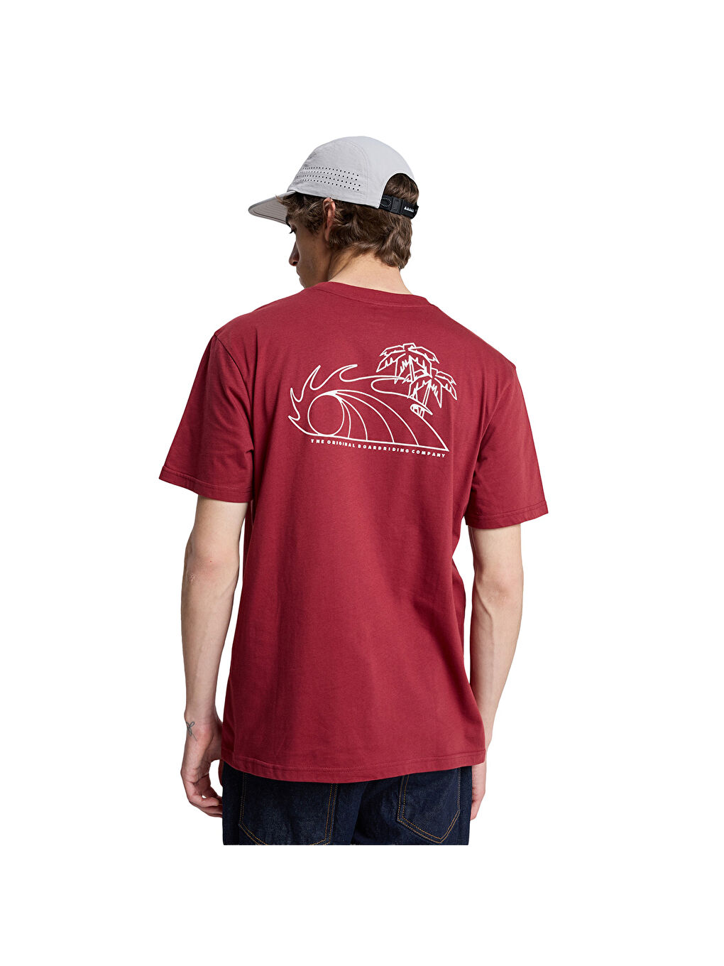 Bliss Point Erkek Bordo Tişört-1