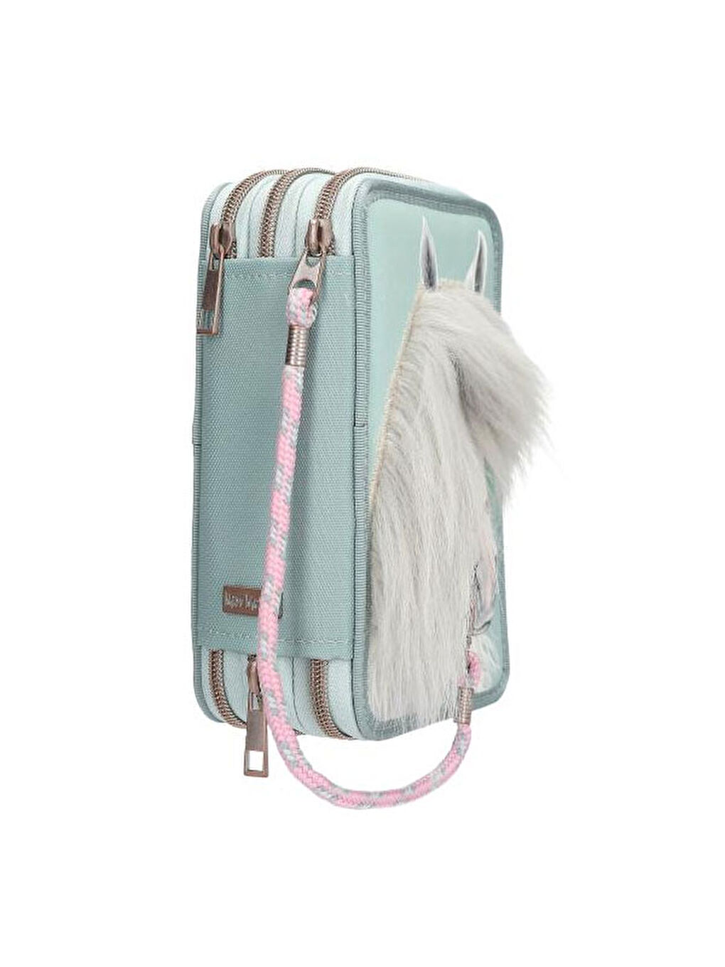 Miss Melody 3 Katlı İçi Dolu Kalem Çantası Horse Head Application 13692-4