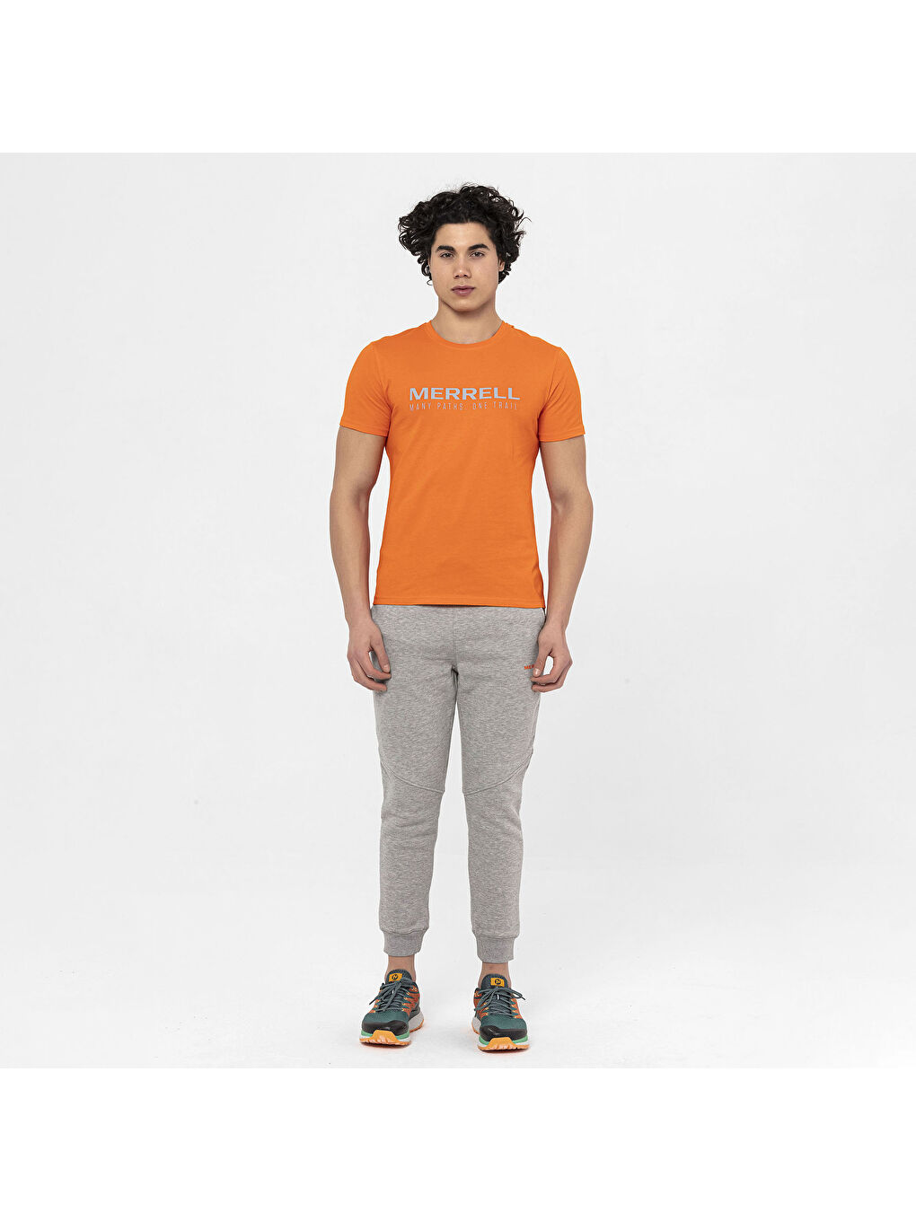 Title Erkek Turuncu Tişört-4