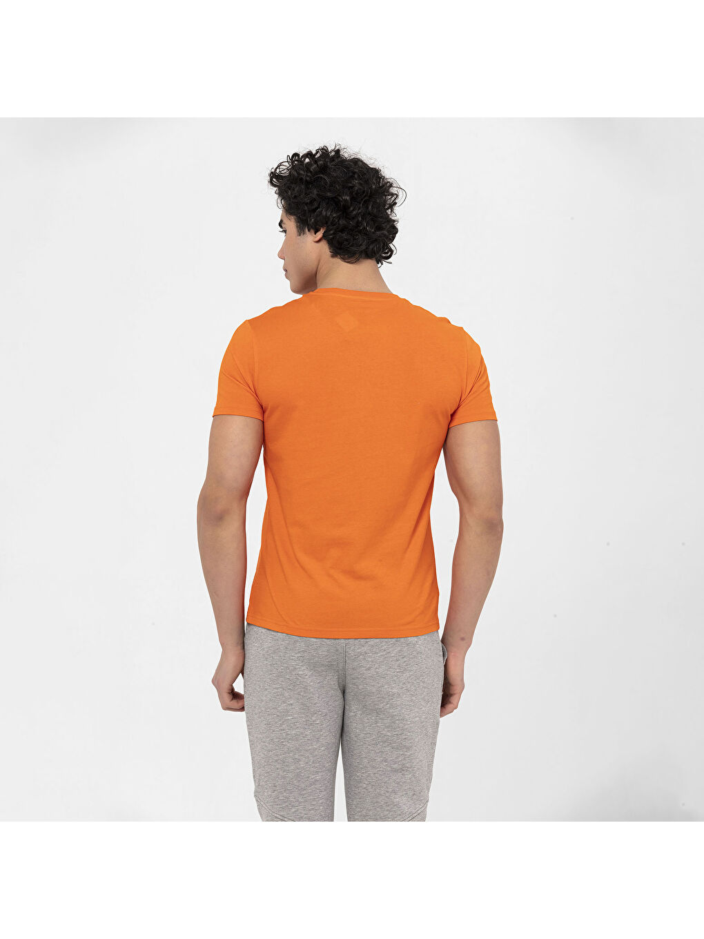 Title Erkek Turuncu Tişört-5