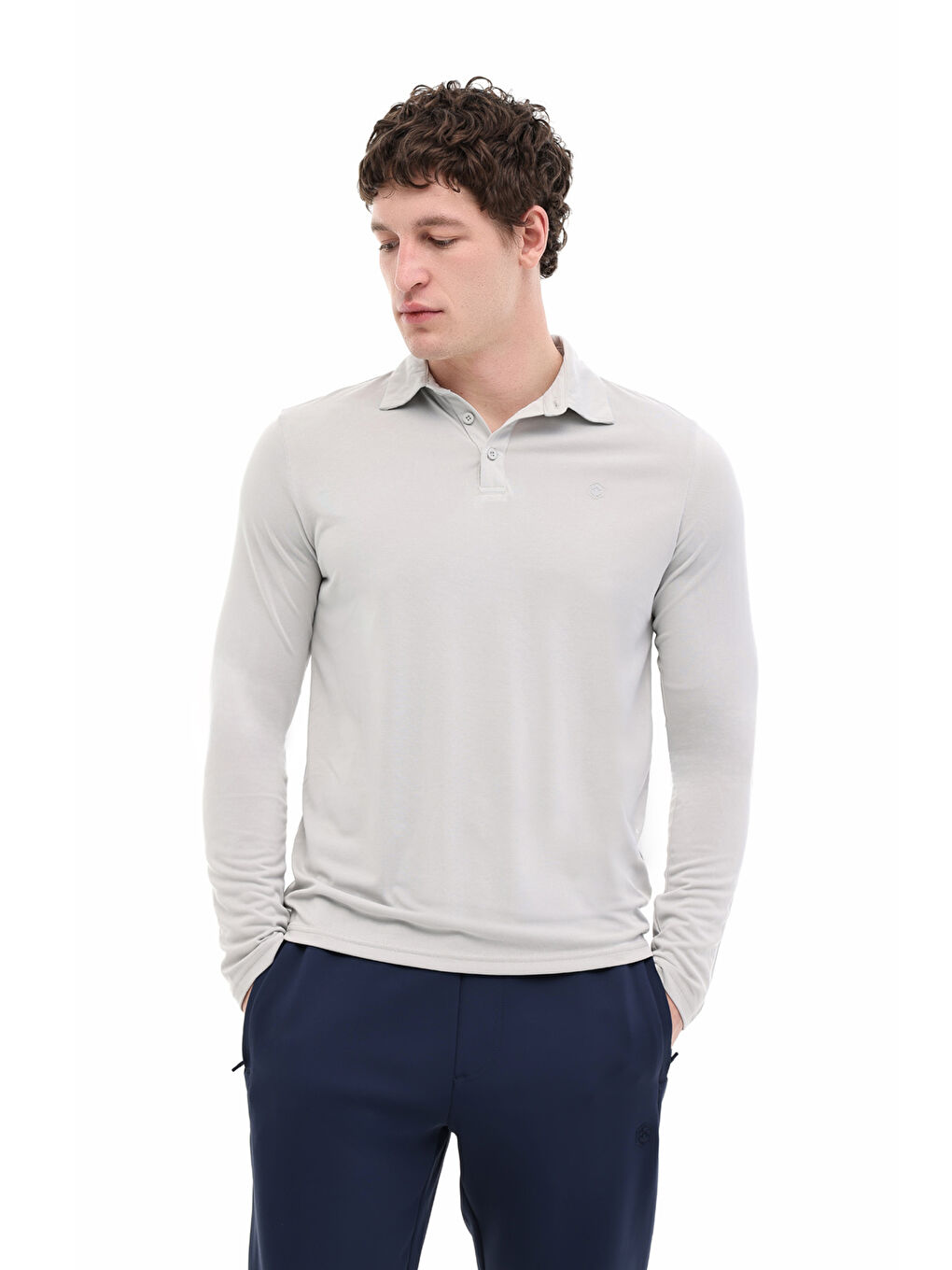 MB SAMDY 15ESM-02 5PR Gri Erkek Uzun Kol T-Shirt