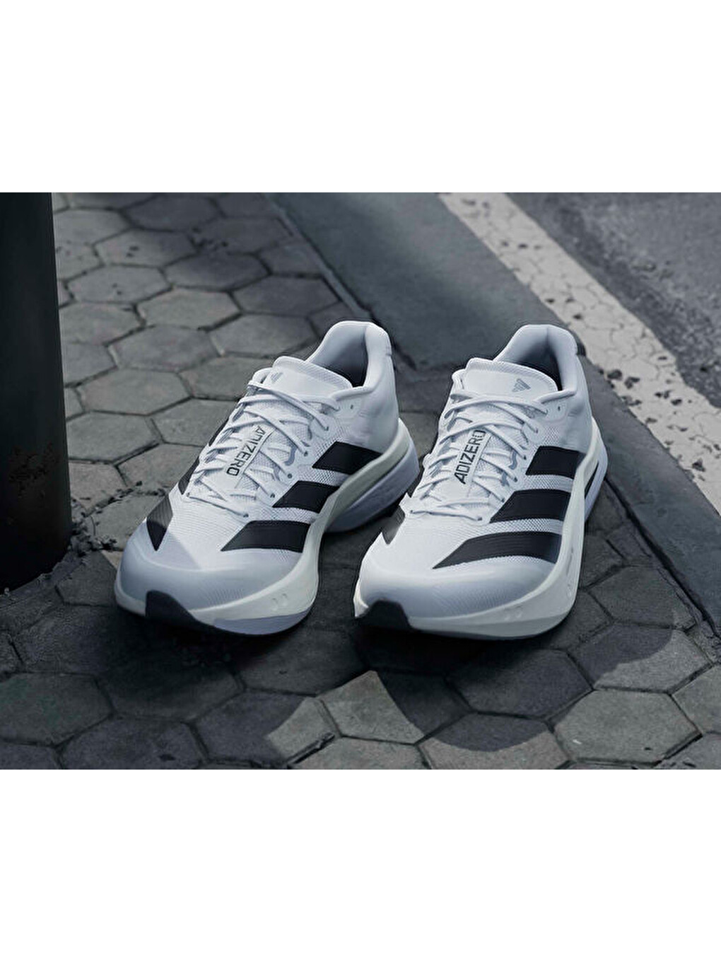 Adizero Boston 13 M Erkek Koşu Ayakkabısı Js4939 Beyaz-3