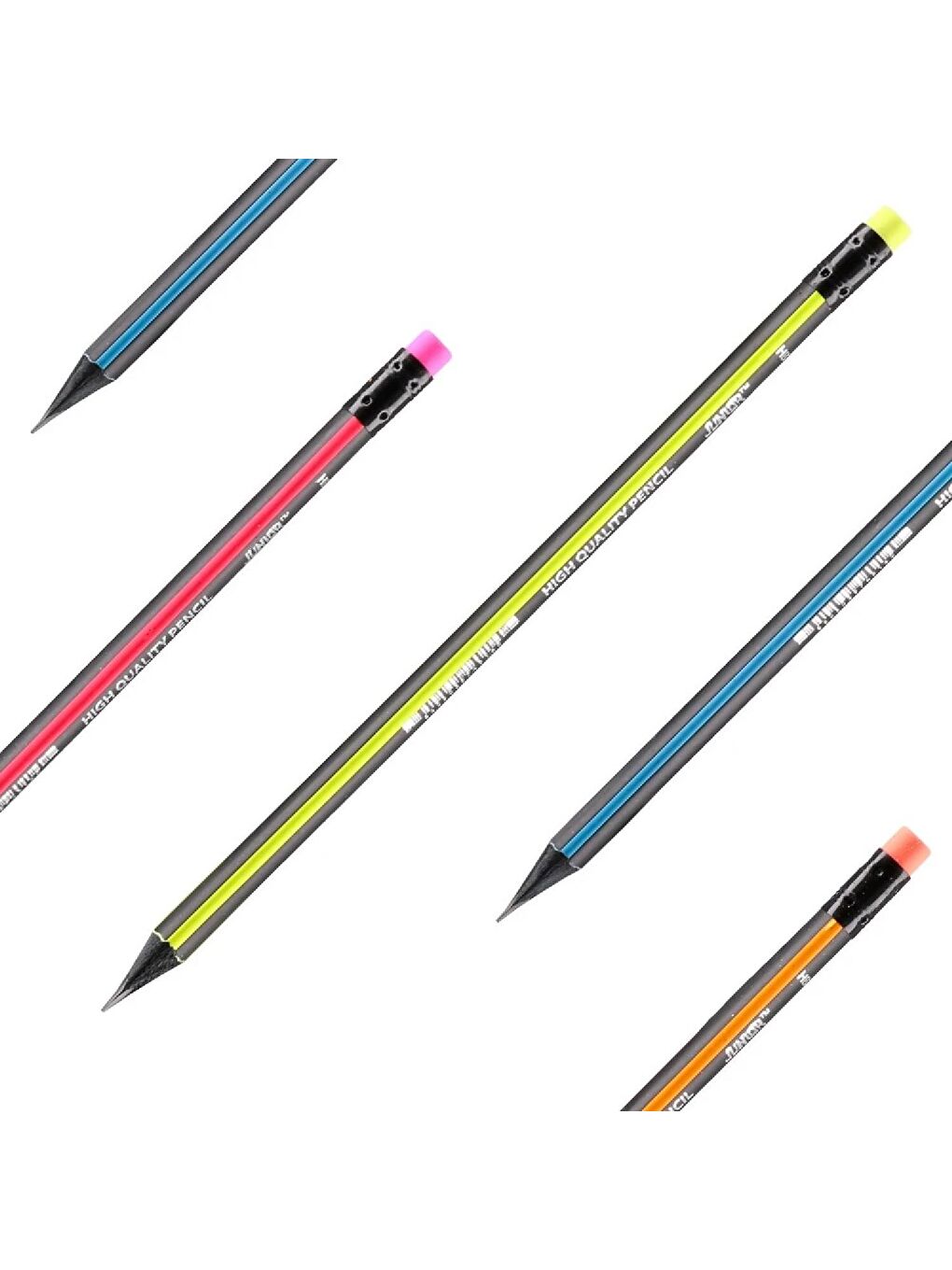 Negro HB Üçgen Silgili Kurşun Kalem 72 Adet (130110)-1