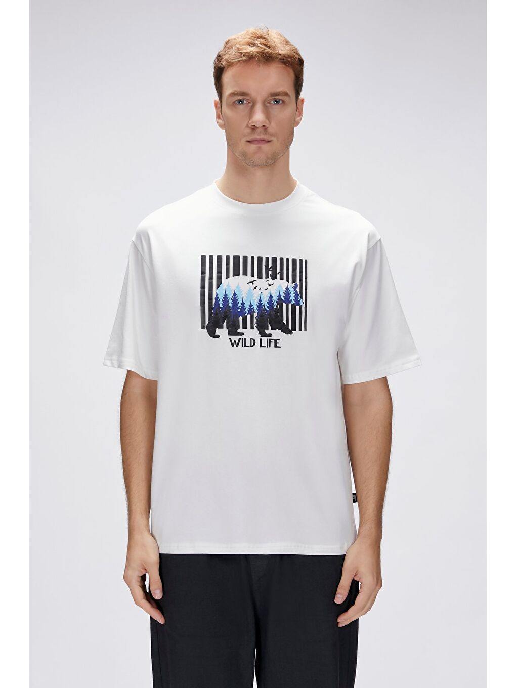 Bad Bear Reid Beyaz Erkek Oversize Tişört