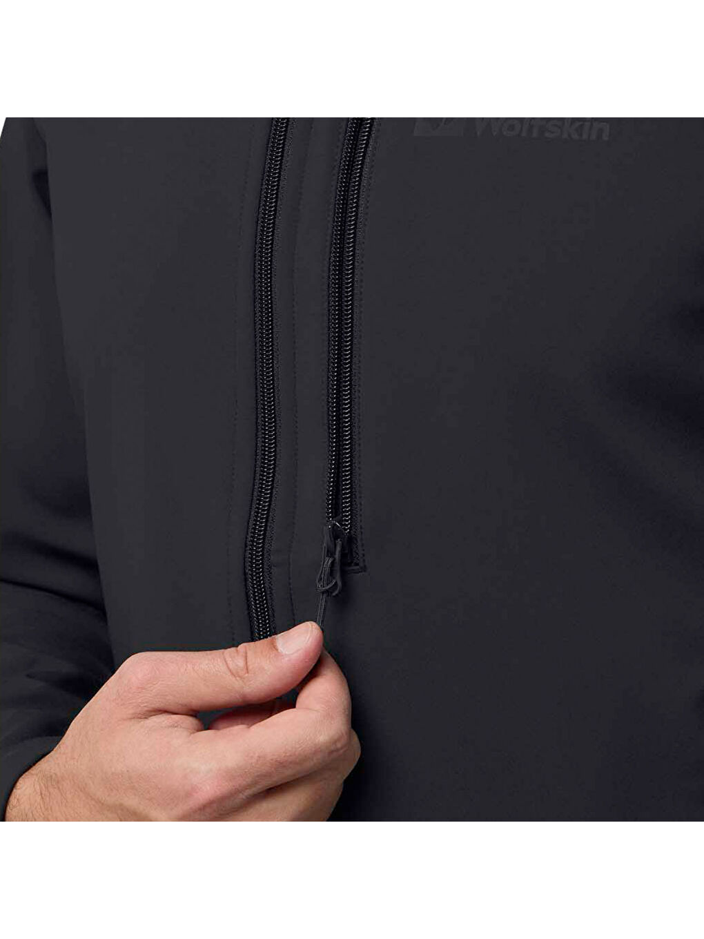 Whirlwind Erkek Siyah Softshell-1