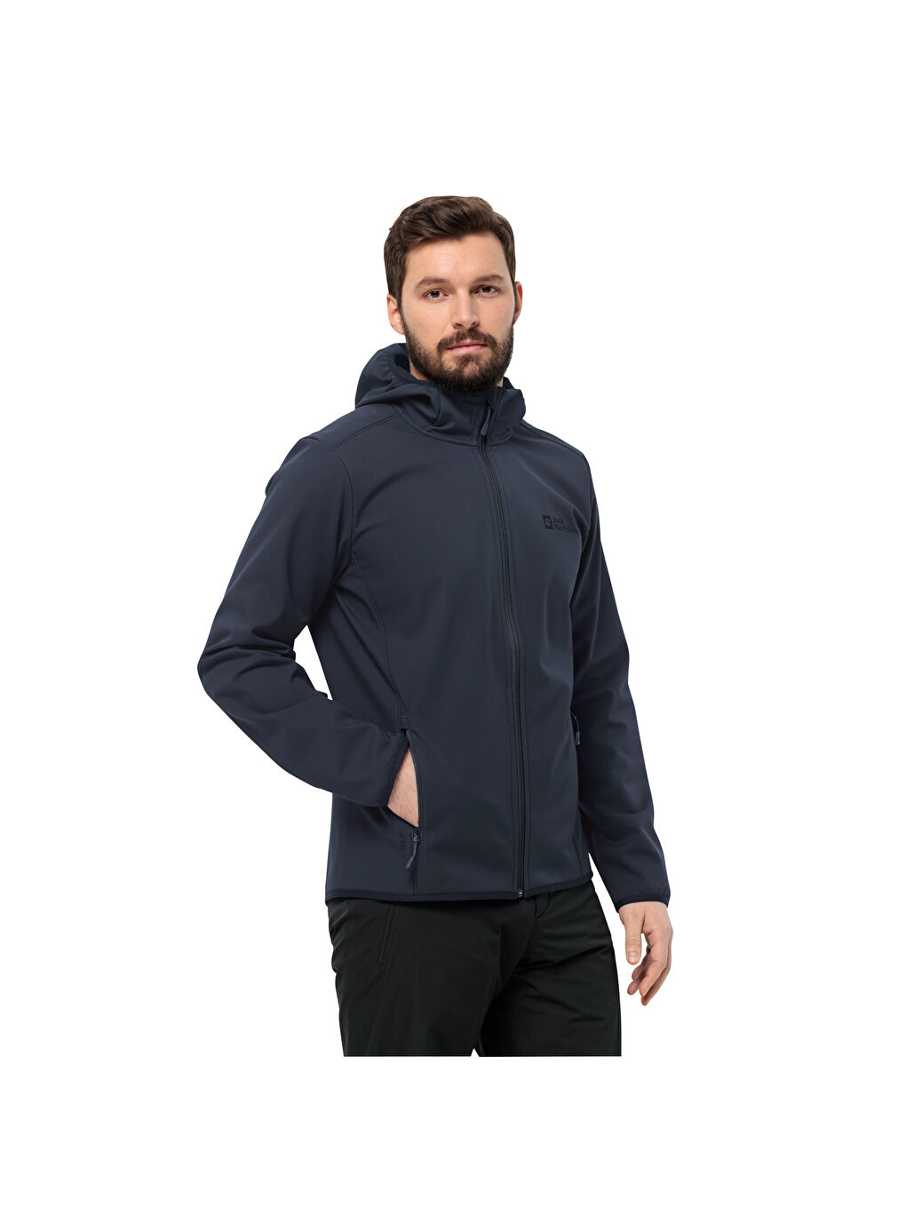 Lacivert Bornberg Hoody Erkek Turuncu Softshell