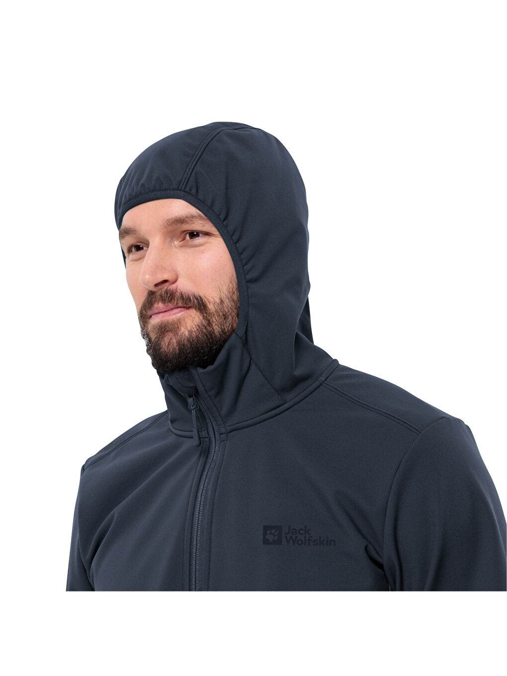 Lacivert Bornberg Hoody Erkek Turuncu Softshell-3
