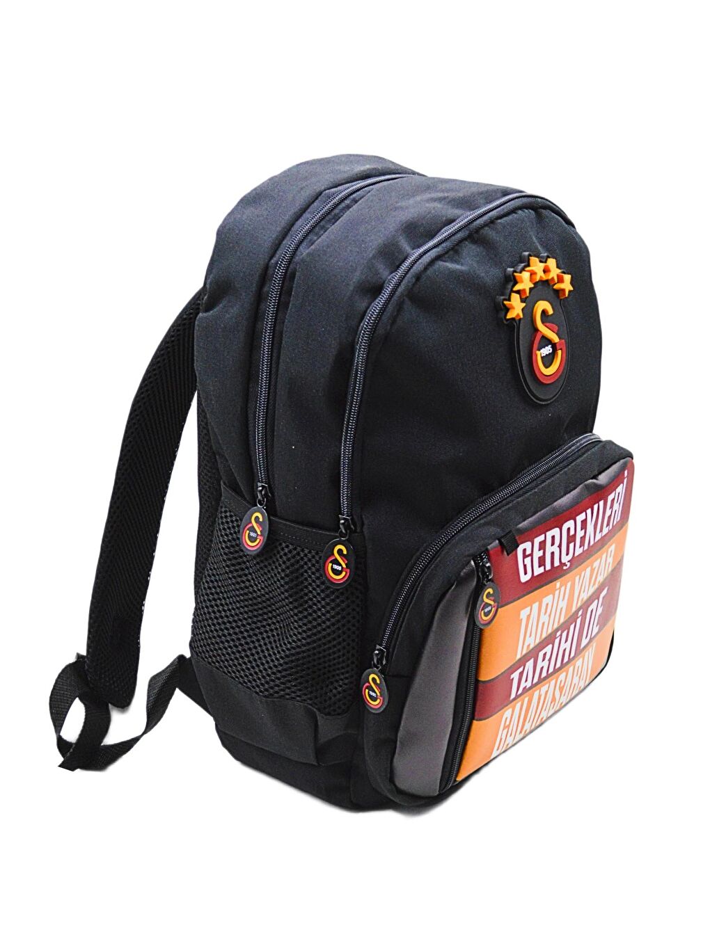 4 Bölmeli 5 Yıldızlı Gerçekleri Tarih YazarSuni Deri Yüzey Okul Çantası + Kalemlik-5