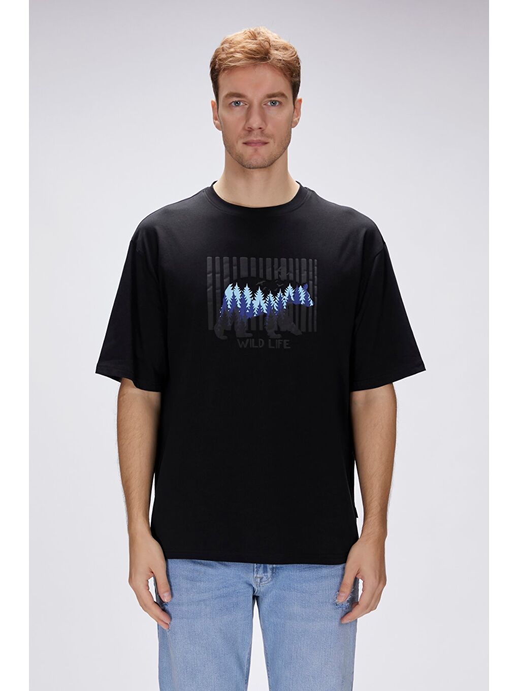Bad Bear Reid Siyah Erkek Oversize Tişört