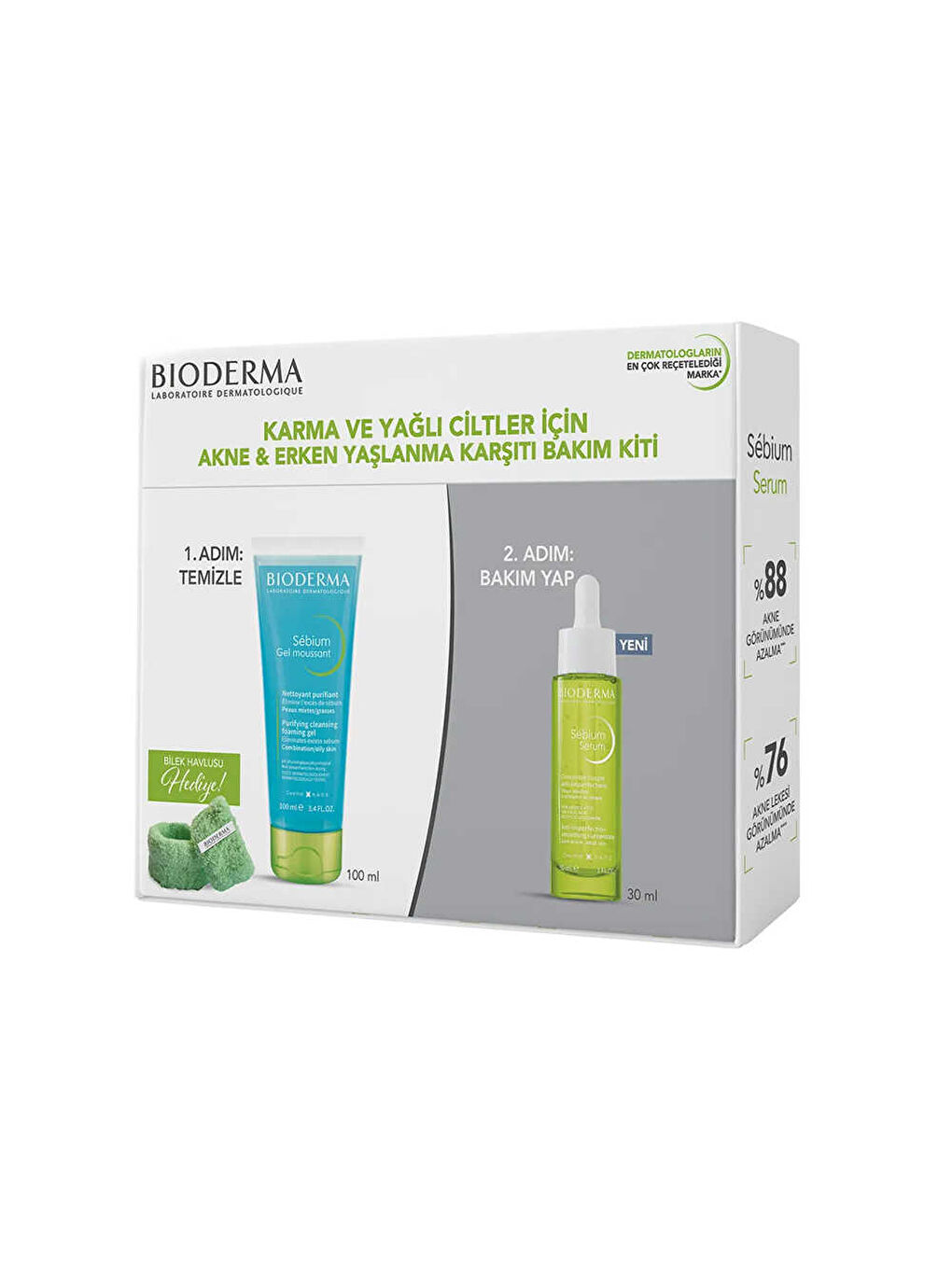 Bioderma Karma ve Yağlı Ciltler İçin Bakım Kiti