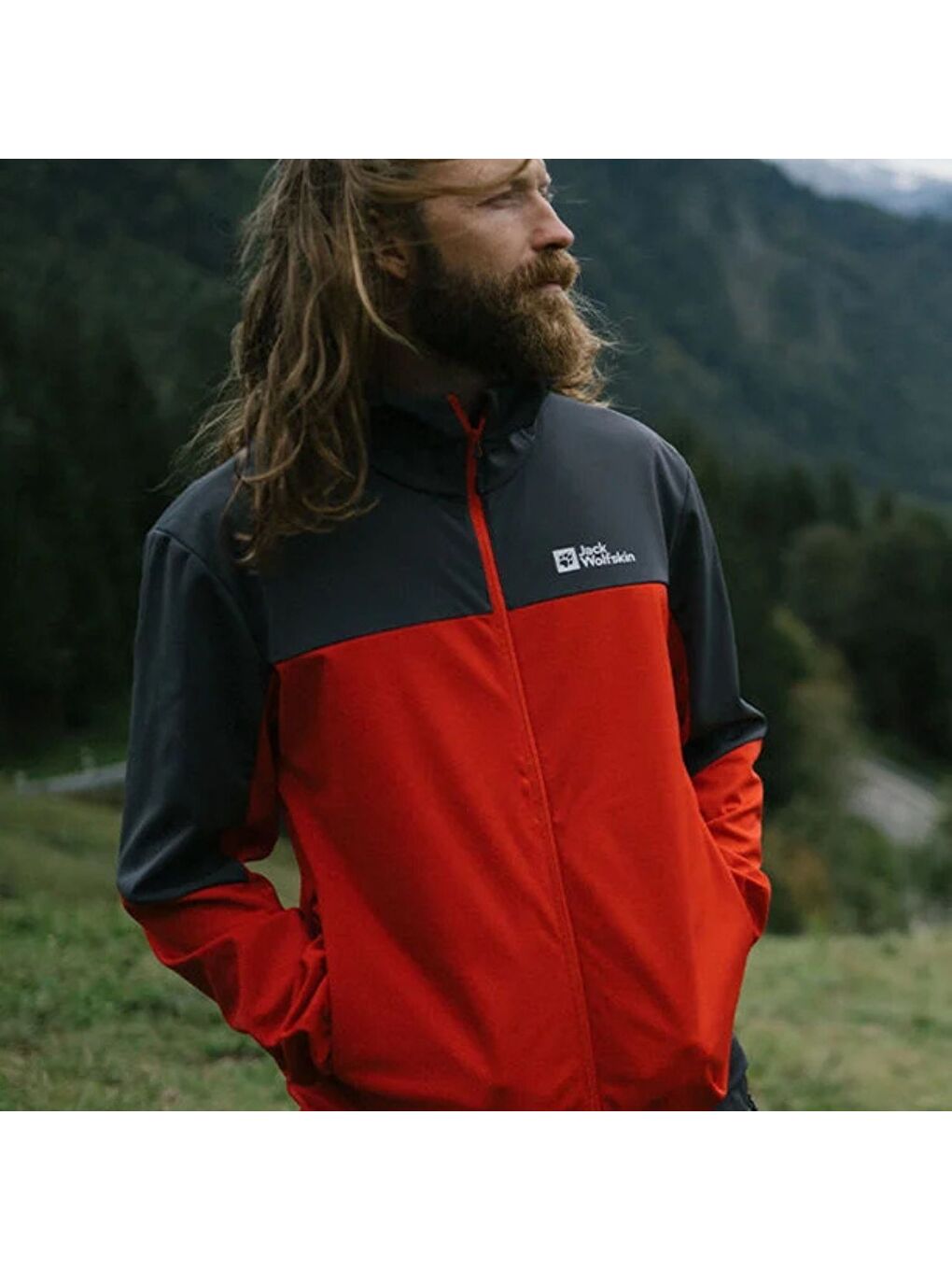 Karışık Feldberg Hoody Erkek Softshell-6
