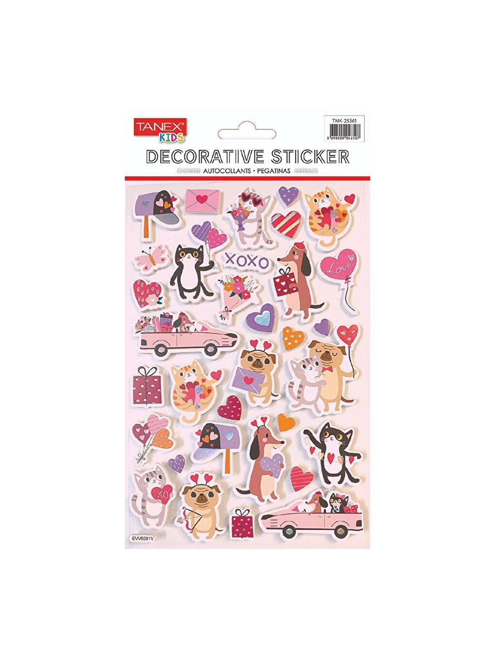 Kids Sticker Puffy Sevimli Canlılar Serisi Kediler 33 Parça (25361)