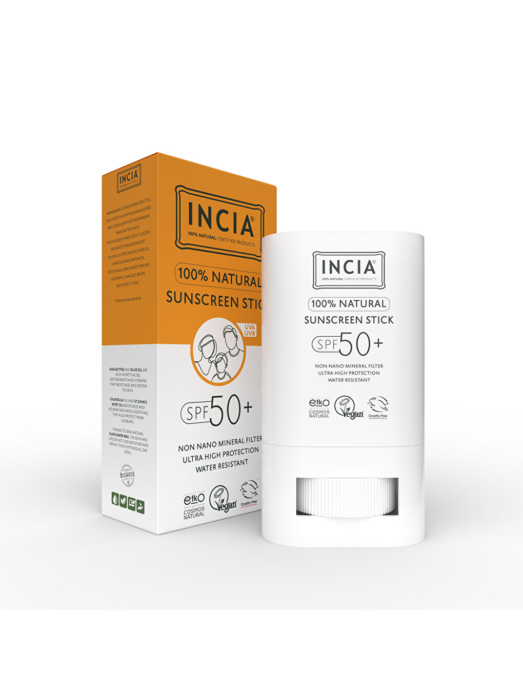 100% Doğal Güneş Koruyucu Sun Stick Mineral Filtreli Hassas Cilt Bitkisel UVA UVB SPF50+ 15 gr-6