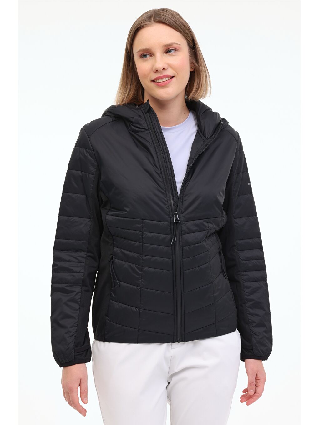 WL 1GTHT046 5FX Siyah Kadın Mont