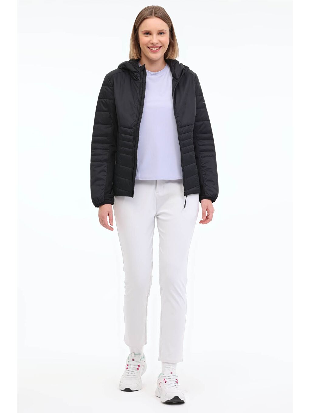 WL 1GTHT046 5FX Siyah Kadın Mont-2