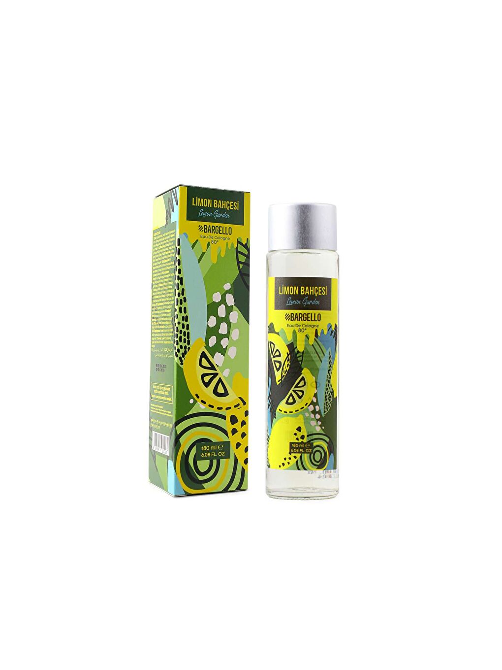Bargello Li̇mon Bahçesi̇ 180 Ml Cam Dökme Kapak Kolonya Edc