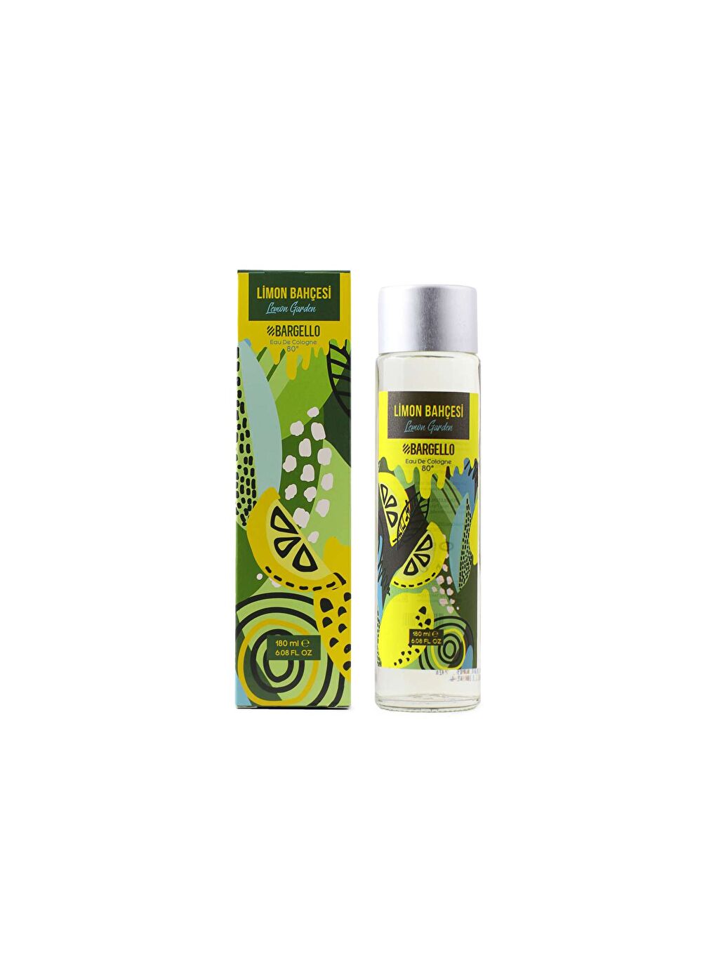 Bargello Li̇mon Bahçesi̇ 180 Ml Cam Dökme Kapak Kolonya Edc - 1