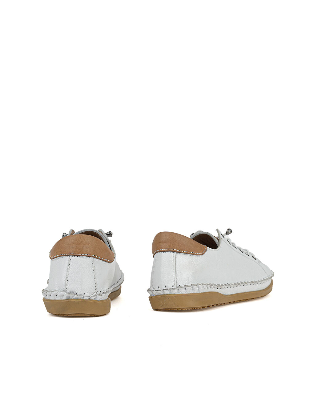 Kadın Hakiki Deri Konfor Ayakkabı 16155Z2942 Beyaz-2