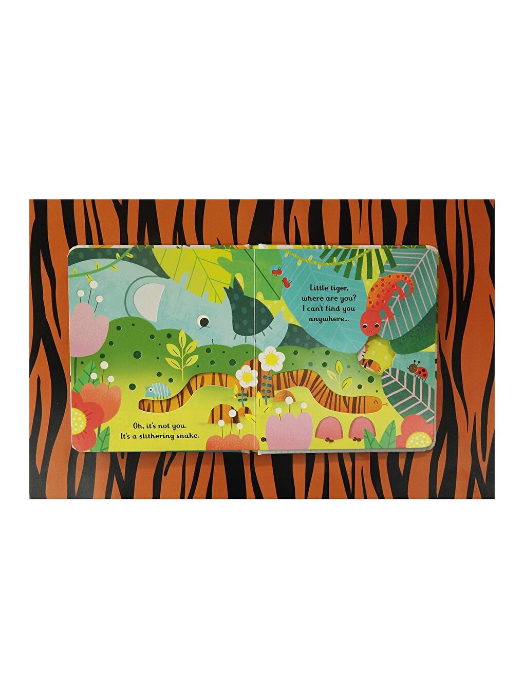 The Usborne Beyaz-Renklibaskı Are You There Little Tiger? - 2