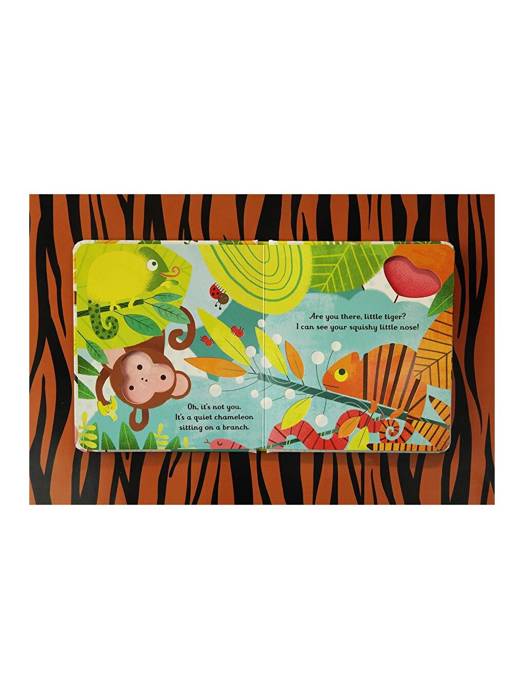 The Usborne Beyaz-Renklibaskı Are You There Little Tiger? - 3